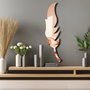 Wallity Ozgl524 Espejo Decorativo Oro Rosa 18 x 65 cm